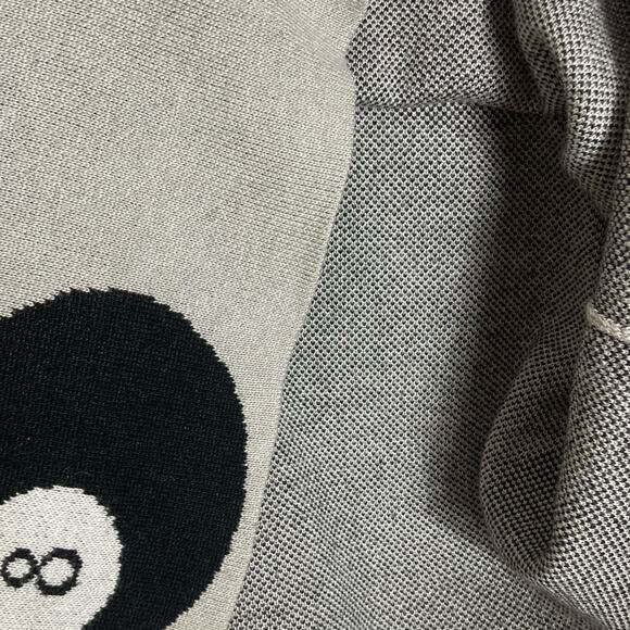 DRESSED IN LALA”The Future Is Now”Sweater M 8-BALL-Print Oversized Bell-Long-Slv - Picture 7 of 7